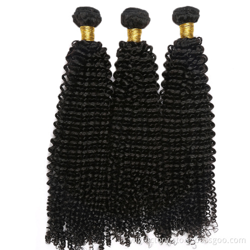 Best selling free label 100% raw aliexpress hair brazilian hair, kinky curly  bundles humain hair